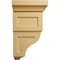 Ekena Millwork 6"W x 6 3/4"D x 12"H Large Reyes Wood Corbel, Alder CORW06X06X12RYAL - alternate 4